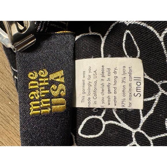 Nooworks Dress Black White Floral Geometric Fit Flare Sleeveless Dress Small - Picture 11 of 13